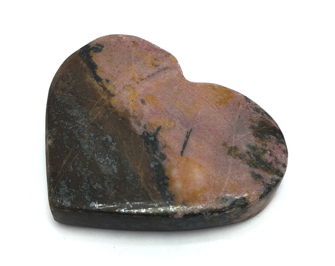Amazing Quality Pink Rhodonite Heart, Rhodonite Heart, Rhodonite Heart Stone, Pink Rhodonite Heart, Rhodonite Stone, Pink Rhodonite,