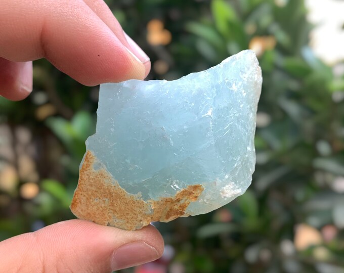 105 Grams Beautiful Blue Color Aquamarine Crystal, Blue Aquamarine, Aquamarine Stone, Aquamarine Crystal