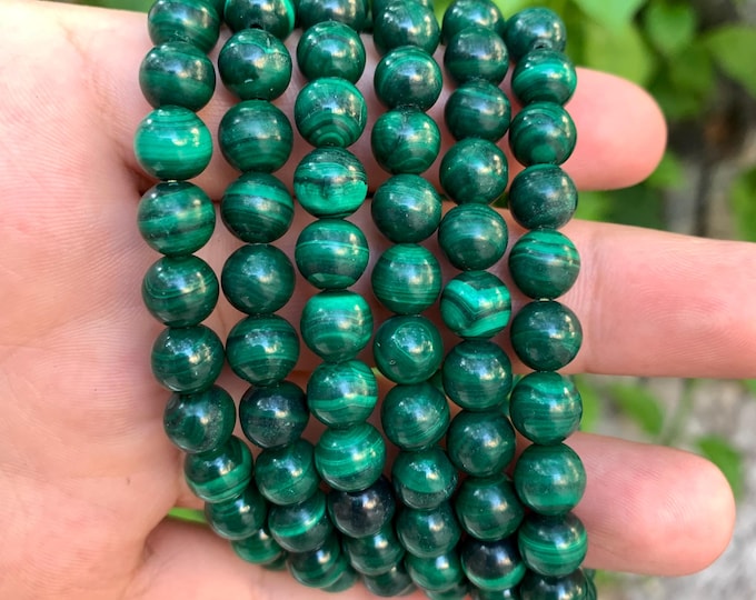 Malachite, Malachite Beads, Malachite Beads Bracelets, Malachite Beads Bracelet, Malachite Bead Stone Bracelets, Green Malachite Bracelet