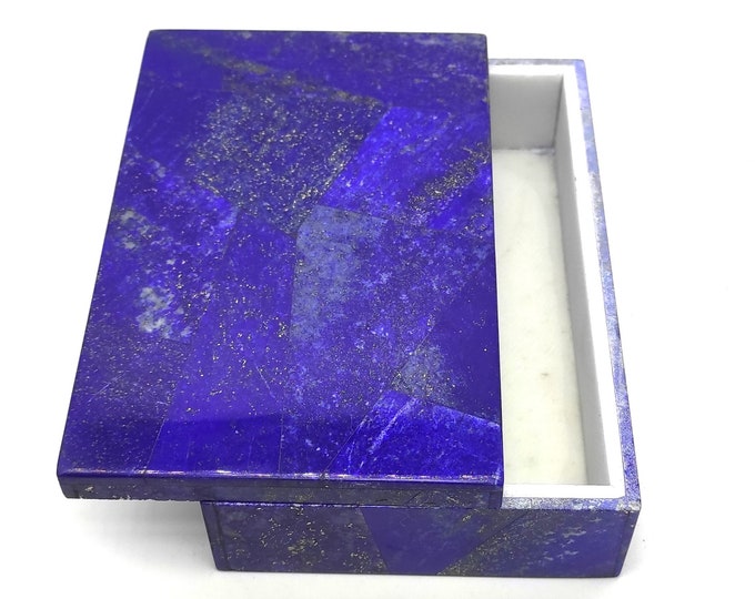 Lapis Lazuli Beautiful Blue Color Box 147x97x45mm