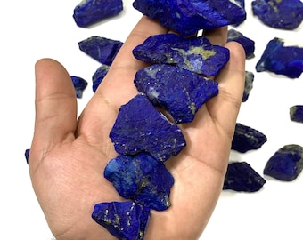 Mine de lapis-lazuli brut de meilleure qualité, 4 pièces, Lapis-lazuli, Lapis-lazuli brut, Pierre brute de lapis-lazuli, Lapis-lazuli brut, Lapis brut