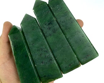 Beautiful Green Nephrite Jade Tower, Nephrite Jade, Nephrite Jade Obelisk, Jade Tower, Jade Towers, Nephrite Tower, Nephrite Tower, Nephrite