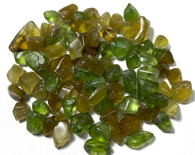 Beautiful Natural Green Peridot Tumbles, Peridot, Natural Peridot, Green Peridot Tumbles, Peridot Mini Tumbles, Peridot Stone, Peridot