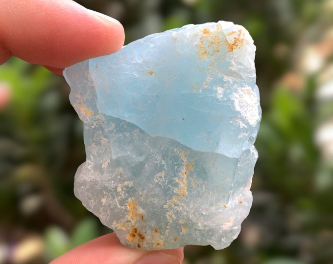 Blue Color Aquamarine Crystal, Blue Aquamarine, Aquamarine Stone, Aquamarine Crystal 105 Grams