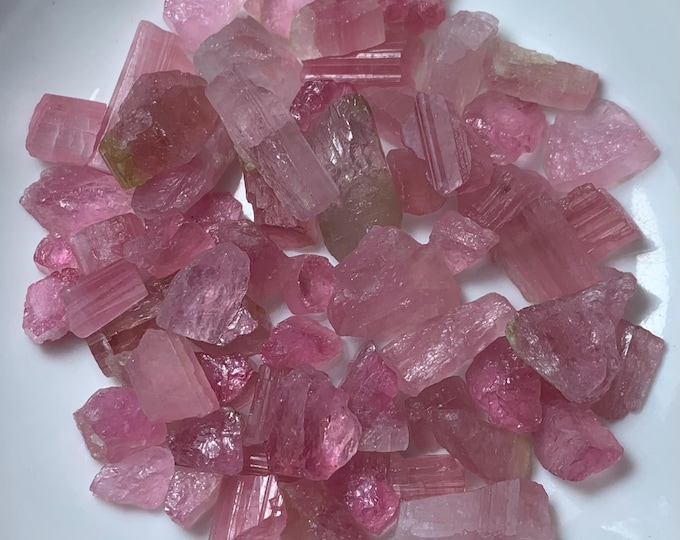 250 Ct's Beautiful Pink Color Tourmaline Crystals, Tourmaline Crystals, Natural Tourmaline Crystals, Tourmaline Stone Crystals, Tourmaline