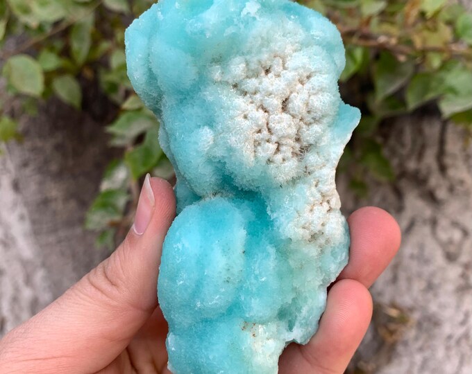 285g Beautiful Blue Aragonite Specimen, Aragonite Stone, Aragonite Specimen, Aragonite Blue Specimen, Specimen, Blue Aragonite Specimen