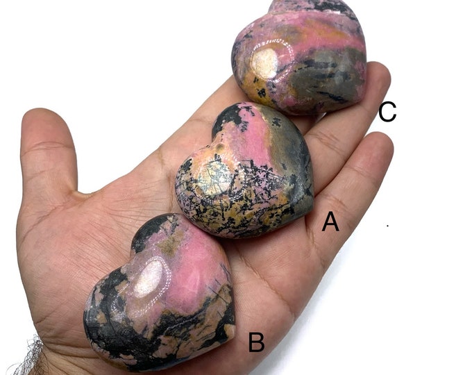 Beautiful Pink Rhodonite Heart, Rhodonite Hearts, Rhodonite Heart Stone, Pink Rhodonite Heart, Rhodonite Stone, Pink Rhodonite, Rhodonite