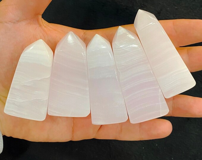 Mangano Pink Calcite Towers, Mangano Calcite, Calcite Towers, Mangano Calcite Points, Calcite Towers, Pink Calcite Points, Calcite Tower