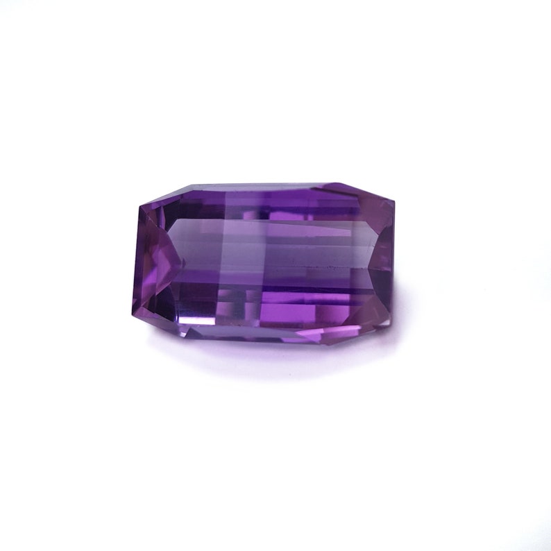 23 Carats Loop Clean Fancy Cut Amethyst