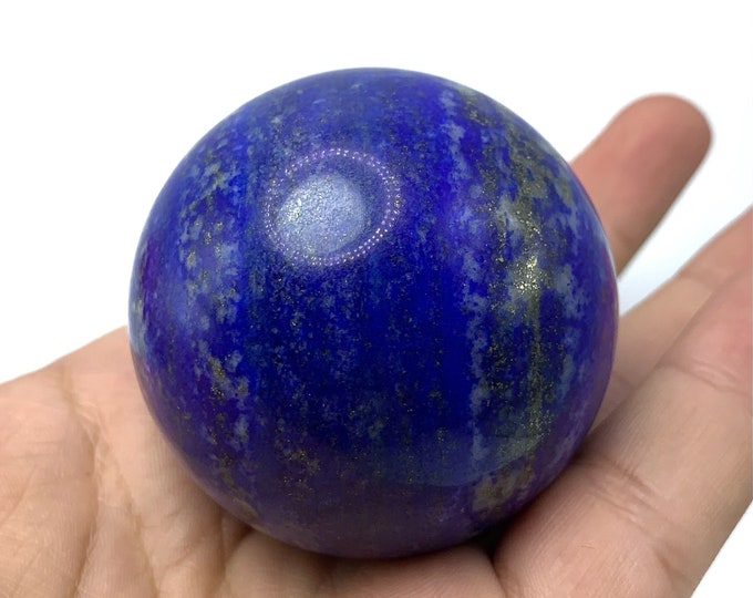 255 Grams Best Quality Lapis Lazuli Sphere, Lapis Sphere, Lapis Lazuli Ball, Lapis Lazuli Sphere, Lapis Crystal Sphere, Lapis Crystal Ball