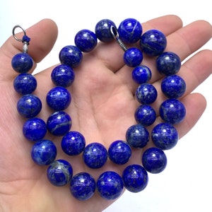 133g Beautiful Lapis Lazuli Beads Strand, Lapis Blue Beads Strand, Lapis Lazuli Strands, Lapis Lazuli Beads, Lapis Beads Strands