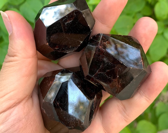 415g Best Quality Red Almandine Faceted Garnet, Faceted Almandine Garnet, Almandine Faceted Garnet, Polished Almandine Garnet, Garnet