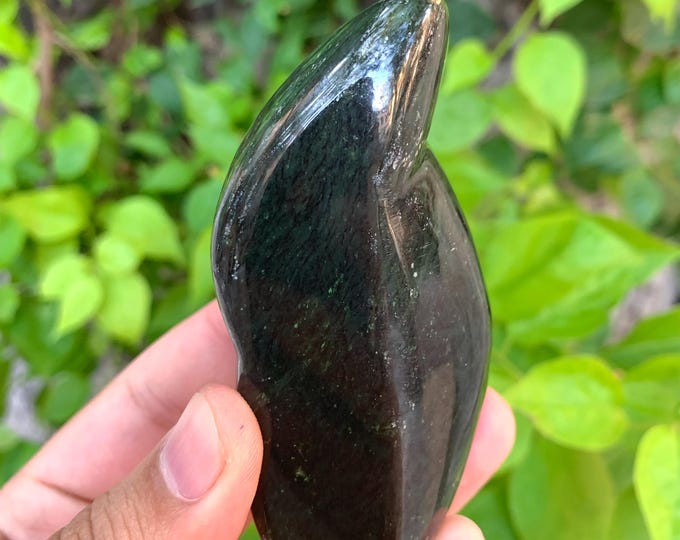 233g Beautiful Natural Dark Green Nephrite Jade Free Form, Nephrite Jade, Nephrite Jade Free Form, Nephrite Free Form, Jade Free Form