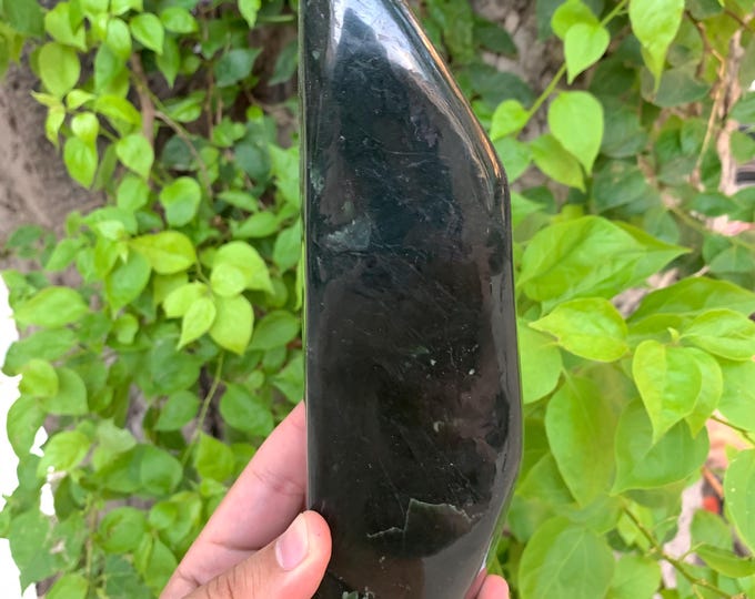 1144g Best Quality Natural Dark Green Nephrite Jade Free Form, Nephrite Jade, Nephrite Jade Free Form, Nephrite Free Form, Jade Free Form