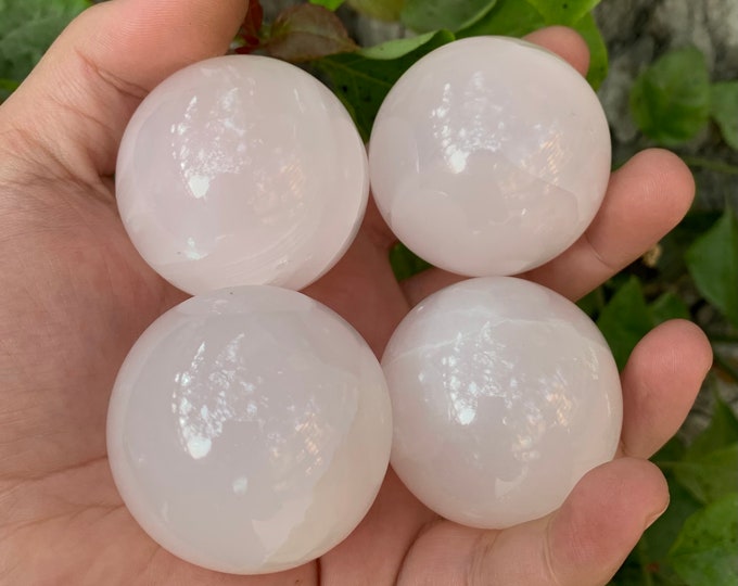 Great Quality Pink Color Calcite Sphere, Calcite Stone, Calcite Sphere, Pink Calcite Stone, Pink Calcite Ball, Calcite Ball, Mangano Calcite