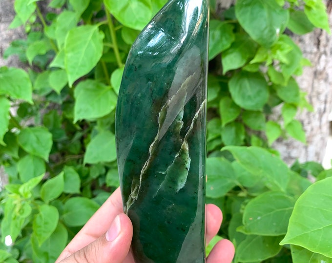 860g Beautiful Green Nephrite Jade Free Form, Nephrite Jade Stone, Nephrite Jade, Nephrite Free Form, Nephrite Jade Free Form, Nephrite Jade