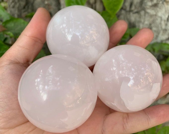 Great Quality Pink Color Calcite Sphere, Calcite Stone, Calcite Sphere, Pink Calcite Stone, Pink Calcite Ball, Calcite Ball, Mangano Calcite