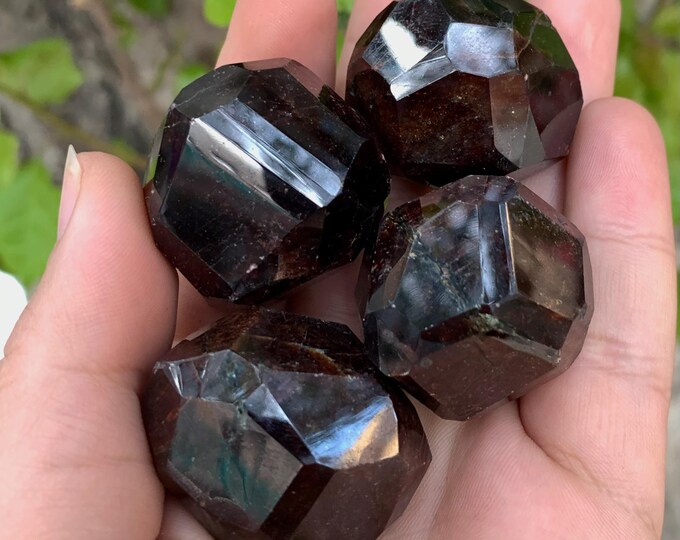 4 Pcs Top Quality Red Almandine Faceted Garnet, Faceted Almandine Garnet, Almandine Faceted Garnet, Polished Almandine Garnet, Garnet Stone