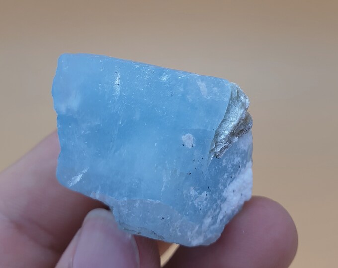 3 Pcs Amazing Quality Blue Color Aquamarine Crystals, Blue Aquamarine, Aquamarine Stone, Aquamarine Crystals 130 Grams