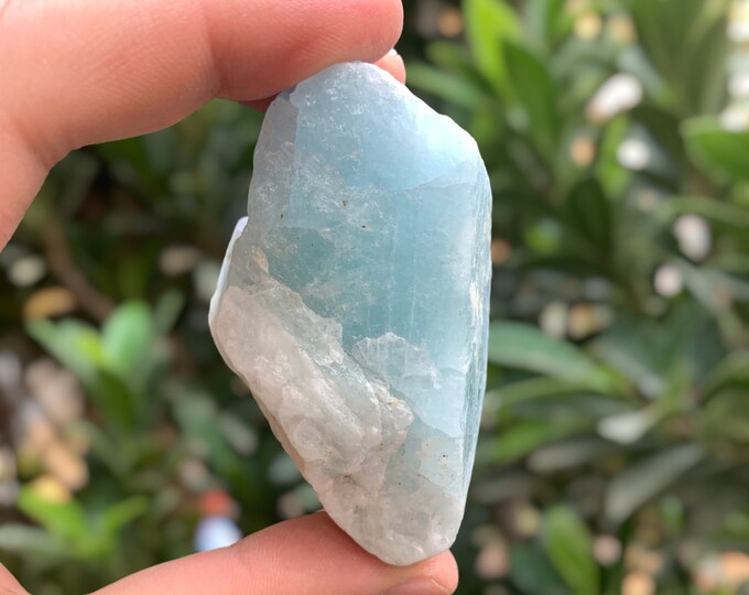 Beautiful Blue Color Aquamarine Crystal, Blue Aquamarine, Aquamarine Stone, Aquamarine Crystal