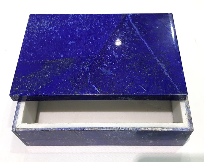 Beautiful Lapis Lazuli Top Quality Box For Jewellery