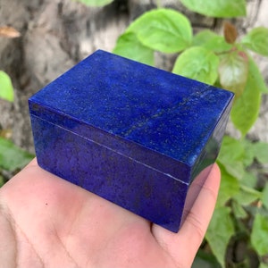 177g Schöne Lapislazuli Mini Box, Lapis Box, Lapis Schmuckschatulle, Lapis Lazuli Box, Lapis Lazuli, Lapis Lazuli Blue Box, Lapis Crystal Box