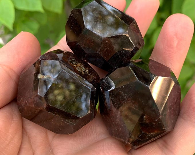 3 Pcs Top Quality Red Almandine Faceted Garnet, Faceted Almandine Garnet, Almandine Faceted Garnet, Polished Almandine Garnet, Garnet Stone