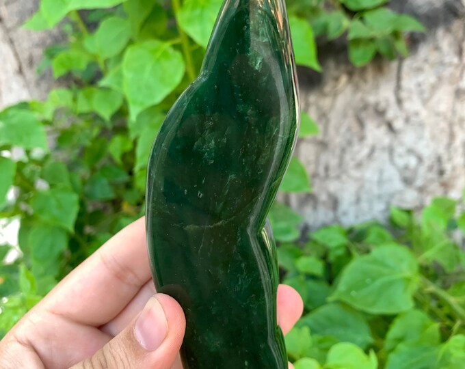 516g Top Quality Natural Green Nephrite Jade Free Form, Nephrite Jade, Nephrite Jade Free Form, Nephrite Free Form, Jade Free Form, Nephrite
