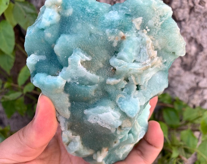 925 Grams Natural Beautiful Blue Aragonite Specimen, Aragonite Specimen, Blue Aragonite Specimen, Aragonite Crystal Specimen, Blue Aragonite