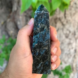 Amazing Quality Blue Color Apatite Tower ,Obelisk, Blue Apatite, Apatite Obelisk, Apatite Tower, Apatite Stone 318 Grams