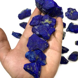 Best Quality Raw Lapis Lazuli, Mine 4 Pieces, Lapis Lazuli, Raw Lapis Lazuli, Lapis Lazuli Rough Stone, Rough Lapis Lazuli, Rough Lapis image 5