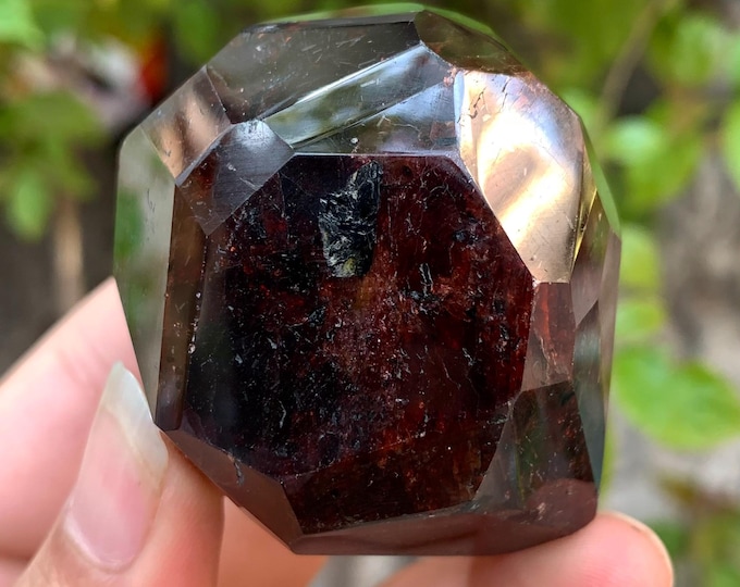 238g Best Quality Red Almandine Faceted Garnet, Faceted Almandine Garnet, Almandine Faceted Garnet, Polished Almandine Garnet, Garnet