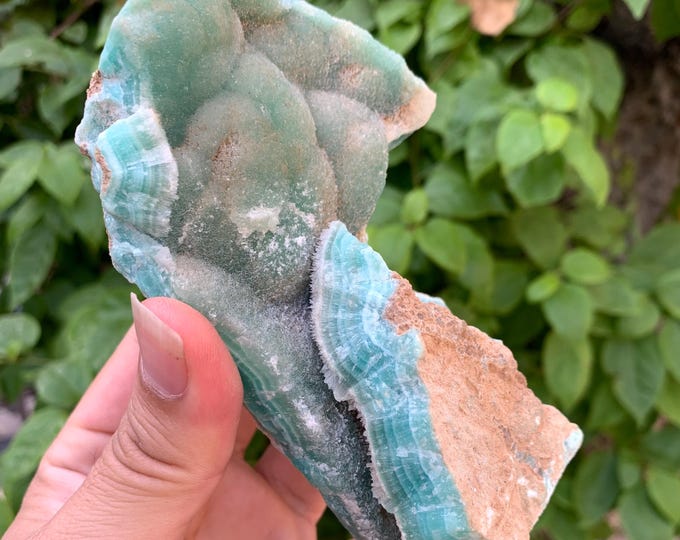499g Beautiful Color Aragonite Specimen, Aragonite Stone, Aragonite Specimen, Aragonite Blue Specimen, Specimen, Blue Aragonite Specimen