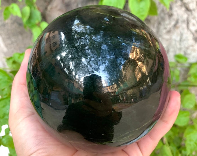 5.5 lbs Huge Nice Quality Lustrous Nephrite Jade Sphere/Ball, Nephrite Jade Sphere/Ball , Green Jade, Green Jade Sphere/Ball, Nephrite Jade