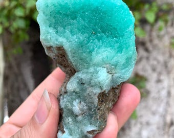 250g Greenish Blue Smithsonite Specimen, Smithsonite Stone, Smithsonite Specimen, Smithsonite Blue Specimen, Aragonite, Aragonite Specimen