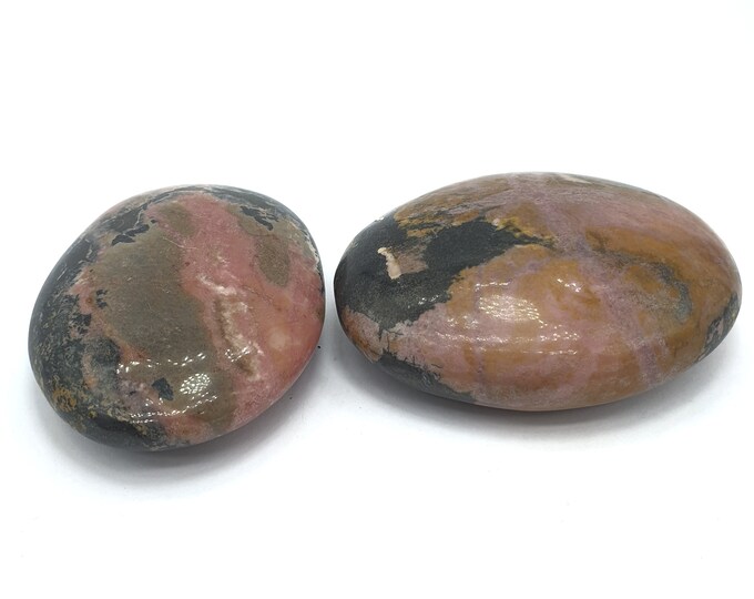 215 Grams Great Quality Pink Color Rhodonite, Palms, Massages ,Pink  Rhodonite, Rhodonite Massages, Palm Crystals