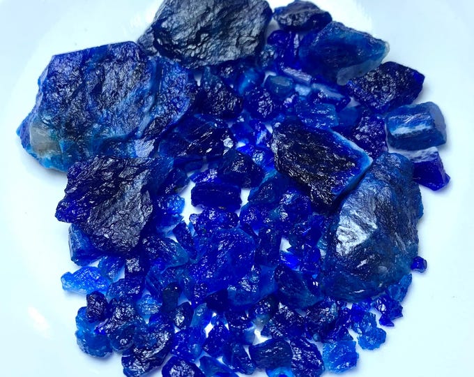 220 Ct's Beautiful Natural Blue Raw Hauyne, Rough Hauyne Lot, Blue Hauyne Lot, Rough Hauyne Stone, Hauyne Stone Lot, Natural Hauyne Stone