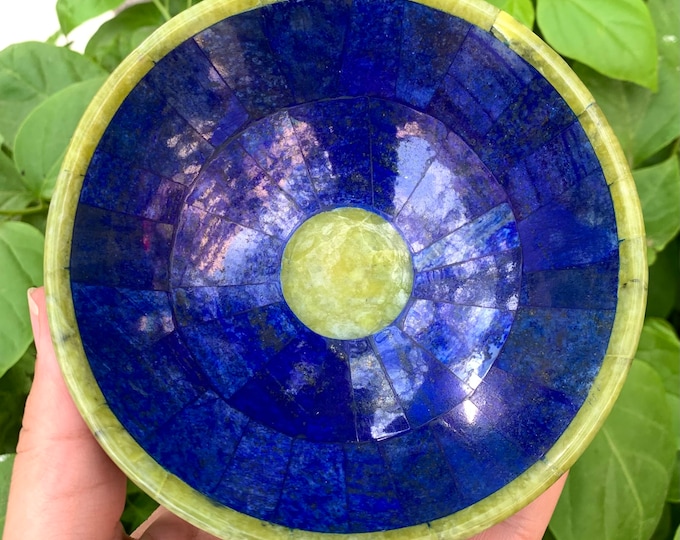 290g Beautiful Lapis Lazuli Bowl, Lapis Bowl, Shah Maqsood Bowl, Jade Bowl, Lapis Stone Bowl, Lapis Lazuli Bowl, Lapis Blue Bowl, Lapis