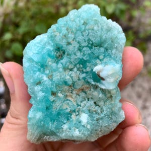 160g Greenish Blue Smithsonite Specimen, Smithsonite Stone, Smithsonite Specimen, Smithsonite Blue Specimen, Aragonite, Aragonite Specimen