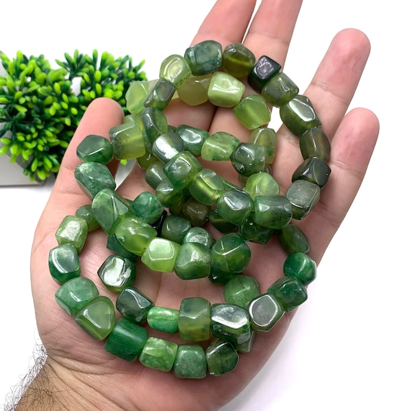 Green Idocrase Bracelets, Idocrase Tumble Bracelets, Idocrase Bracelet, Idocrase Stone Bracelets, Green Bracelets, Idocrase, Bracelets