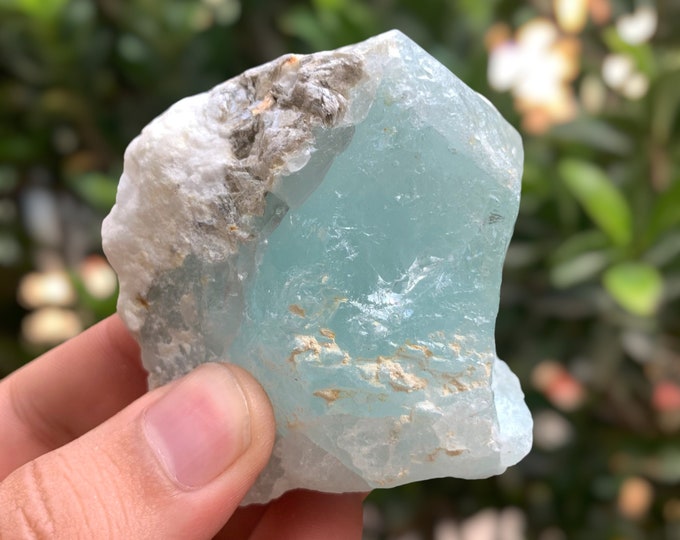 165 Grams Beautiful Blue Color Aquamarine Crystals, Blue Aquamarine, Aquamarine Stone, Aquamarine Crystals