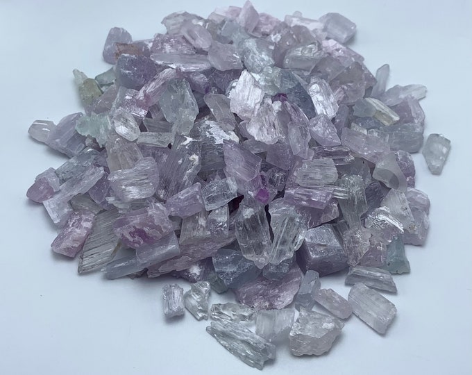460 Grams Super Quality Pink Color Kunzite Crystals, Pink Kunzite, Kunzite Crystals