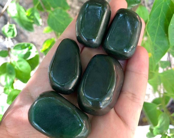 Green Nephrite Jade Tumbles, Jade Tumbles, Green Jade Tumbles, Jade Stone Tumbles, Nephrite Tumbles, Nephrite Green Tumbles , Jade