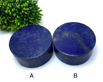 Lapis Lazuli Jewelry Round Boxes, Lapis Lazuli Boxes, Lapis Box, Lapis Stone Boxes, Lapis Blue Box, Lapis Crystal Box, Lapis Lazuli, Lapis