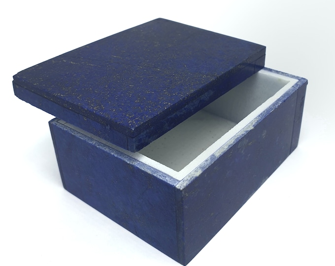 Great Quality Lapis Lazuli Box, Lapis Box, Lapis Stone Box, Lapis Lazuli Rectangle Box, Lapis Lazuli, Lapis Jewelry Box 310 Grams