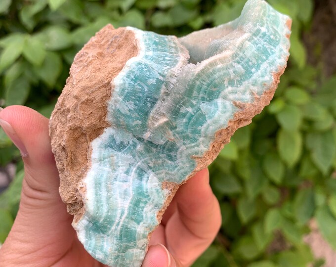 439g Beautiful Color Aragonite Specimen, Aragonite Stone, Aragonite Specimen, Aragonite Blue Specimen, Specimen, Blue Aragonite Specimen