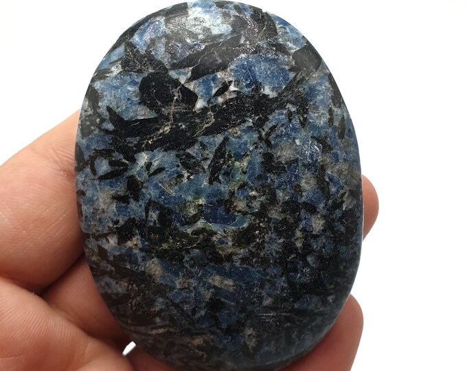 Super Quality Blue Color Apatite Palm, Massage, Palm, Apatite Massage, Blue Apatite Palm, Apatite Palm, Massage 155 Grams