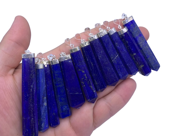 Best Quality Blue Color Lapis Lazuli Pendant Crystals, Lapis Pendants, Lapis Stone, Lapis Crystals