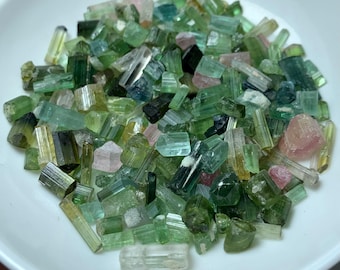 235 Ct's Natural Beautiful Mix Color Tourmaline Crystals, Tourmaline Crystals, Natural Tourmaline Crystals, Tourmaline Stone Crystals