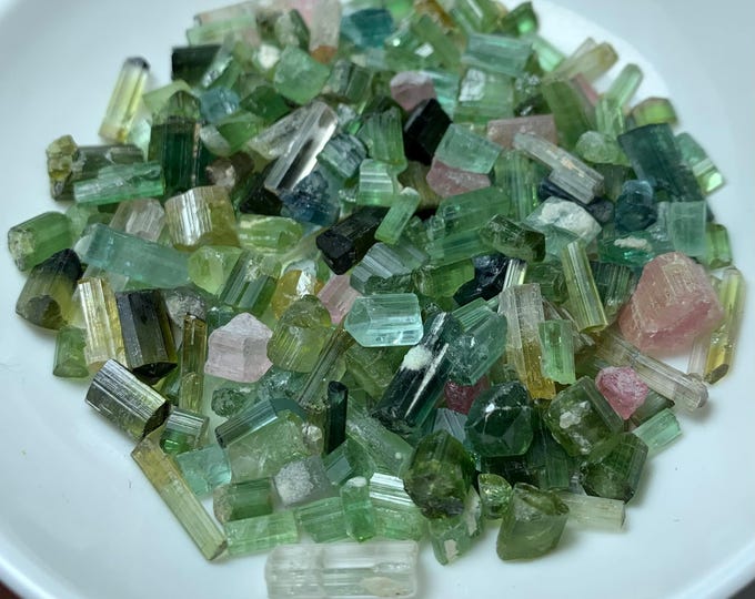 235 Ct's Natural Beautiful Mix Color Tourmaline Crystals, Tourmaline Crystals, Natural Tourmaline Crystals, Tourmaline Stone Crystals